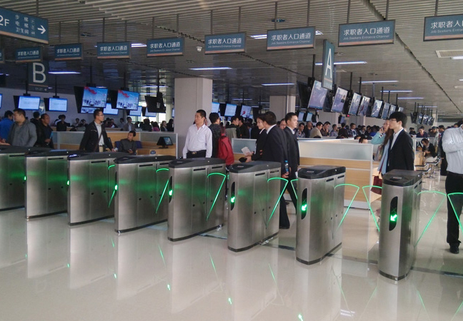 河南鄭州人才中心通道翼閘項(xiàng)目